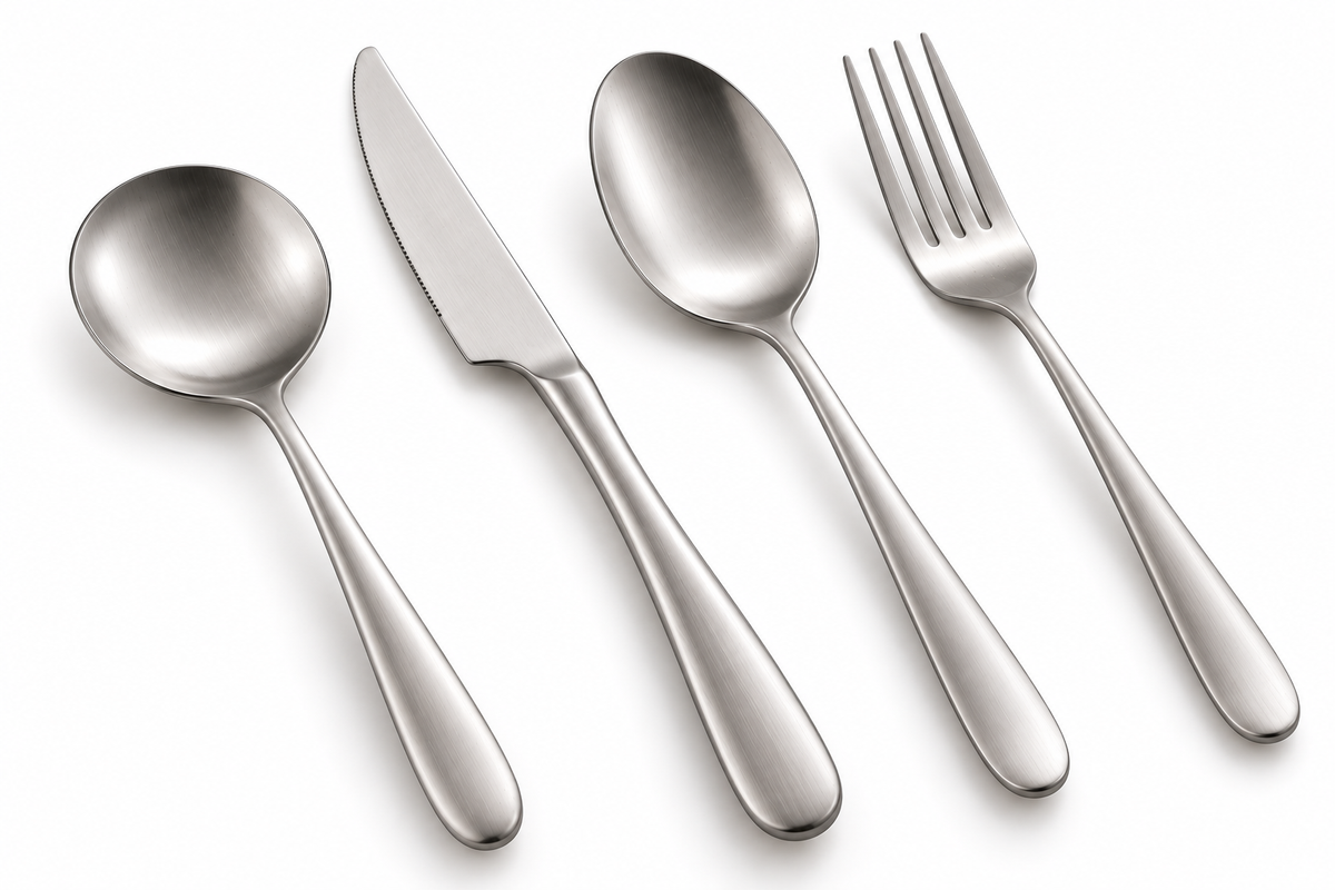 Sleek Silver Cutlery