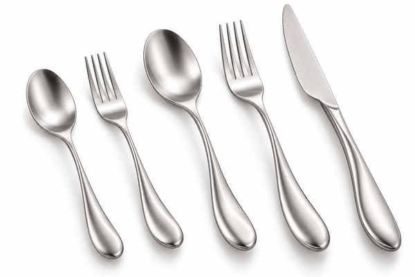 Curved Silver Cutlery