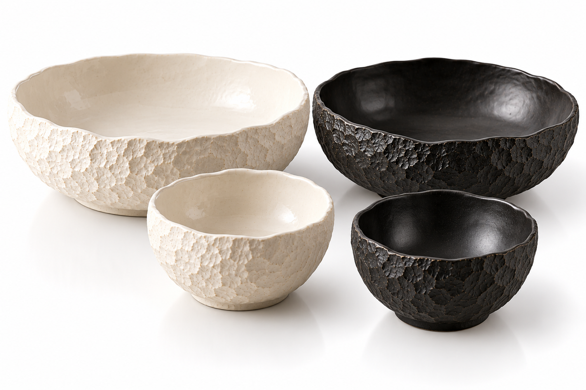 Round Textured Bowl